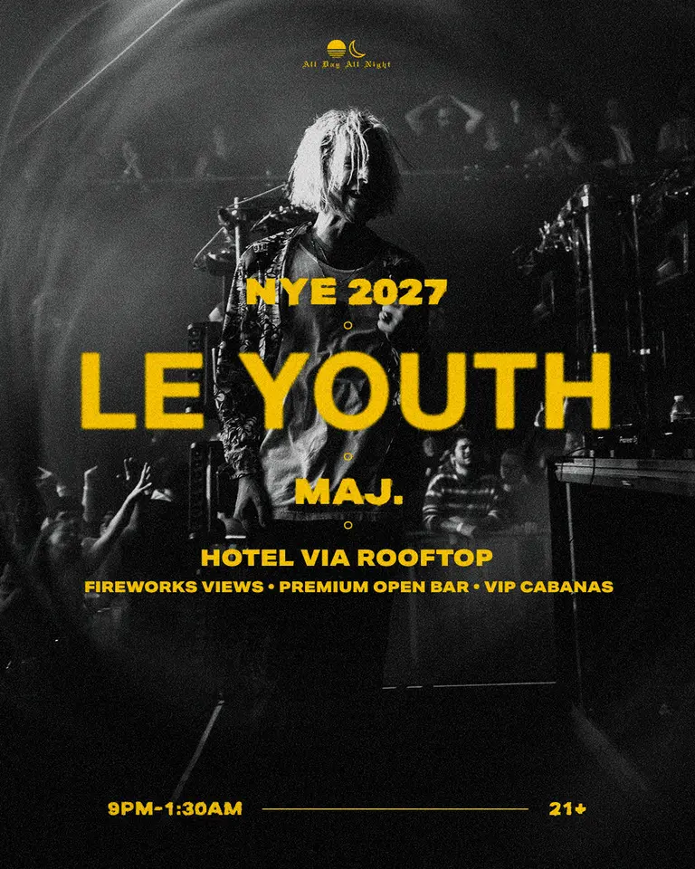 Artwork for NYE with Le Youth Rooftop