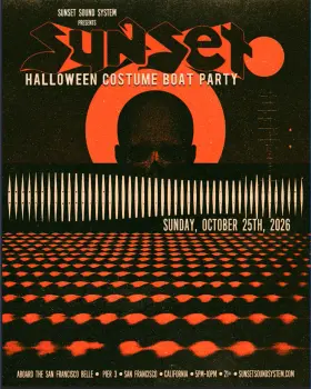 Artwork for Sunset Sound System Halloween Costume Boat + After-Party 2026