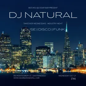 Artwork for Takeover Wednesdays: Industry Night – DJ Natural - October 21, 2026