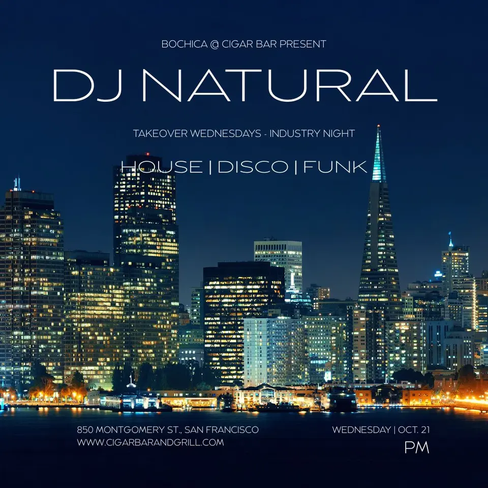 Artwork for Takeover Wednesdays: Industry Night – DJ Natural - October 21, 2026