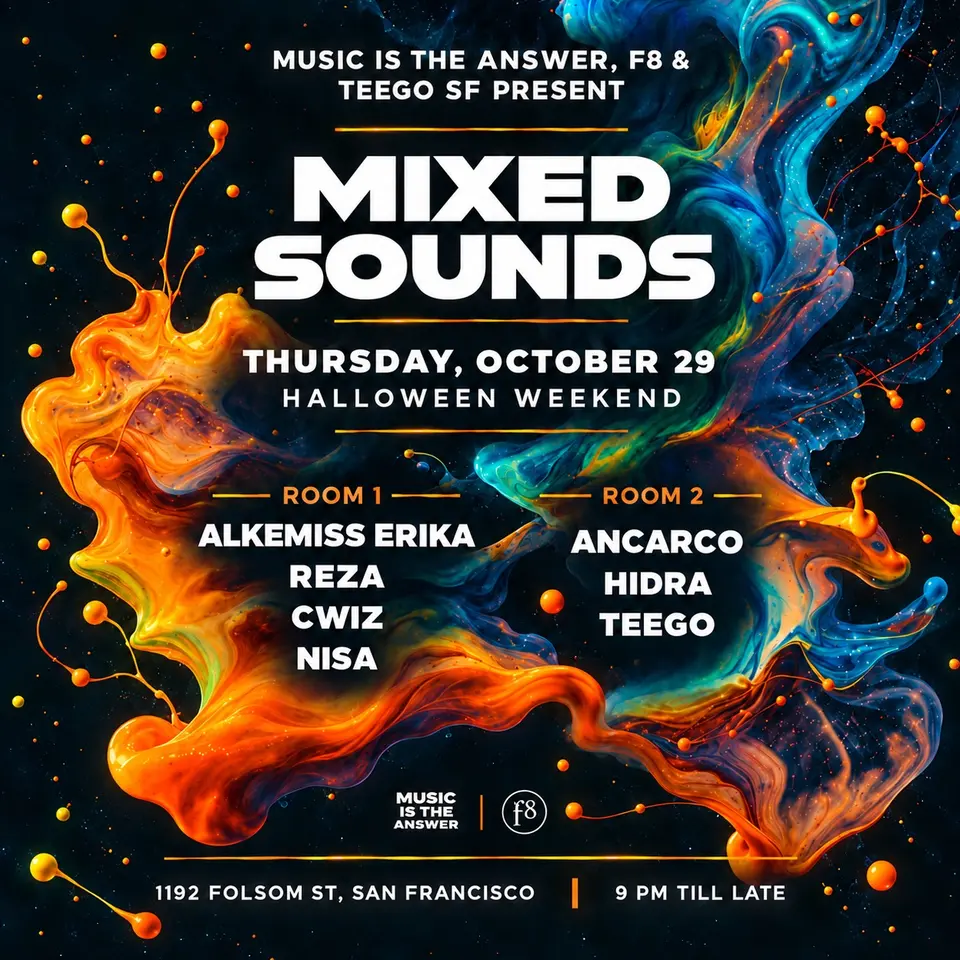 Artwork for Music is the Answer and Teego present Mixed Sounds