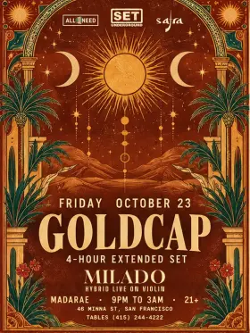 Artwork for Goldcap (4-Hour Extended Set) by SET x Safra x All I Need