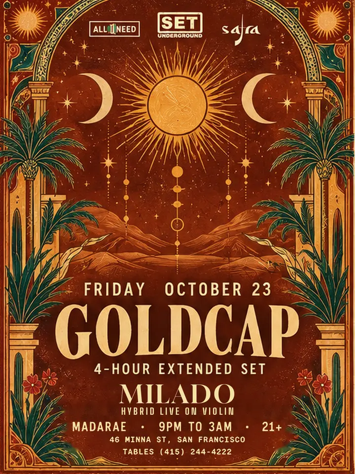 Artwork for Goldcap (4-Hour Extended Set) by SET x Safra x All I Need