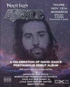 Artwork for Navid Izadi: AYANDE — A Celebration of Life & Music