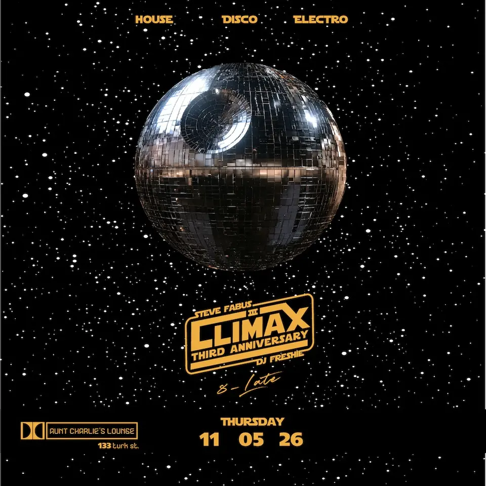 Artwork for Climax 3rd Anniversary with Special Guest Steve Fabus