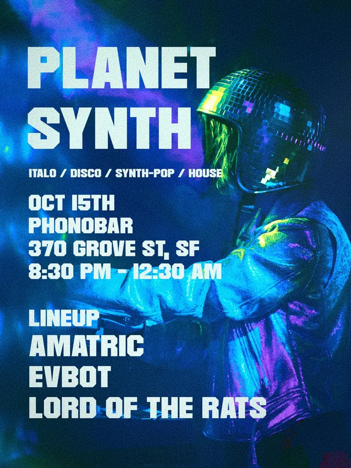 Artwork for Planet Synth: Amatric, Evbot, Lord of the Rats